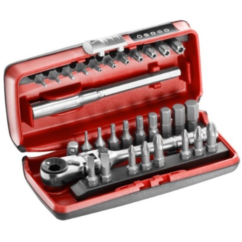 Coffret d'embouts de vissage 14'' avec clé à cliquet FACOM R.180J31PB 31 pièces - vue 2