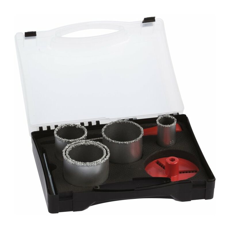 Scid - Coffret complet de trépan concrétion carbure 5 trépans