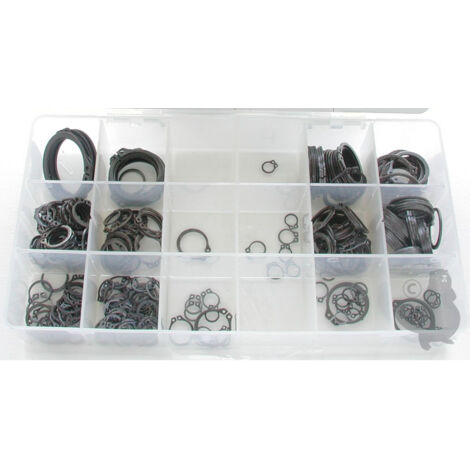 Coffret Composé D'un Assortiment De 300 Circlips.