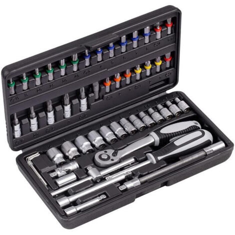 Coffret CONNEX a chiavi + Bussole 52 pezzi
