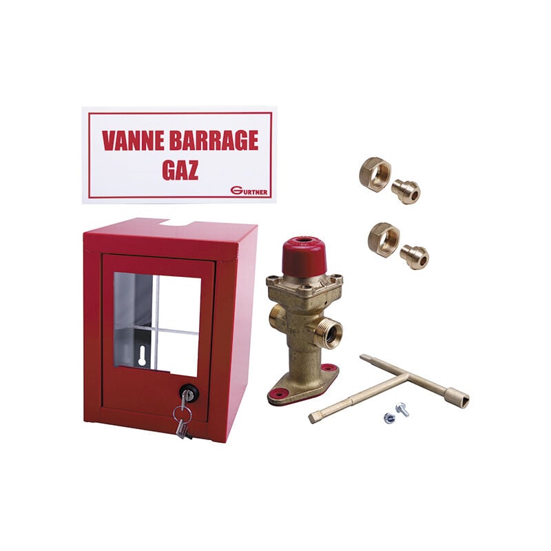 Coffret coup de poing gaz fourni 2 raccords à souder Ø18