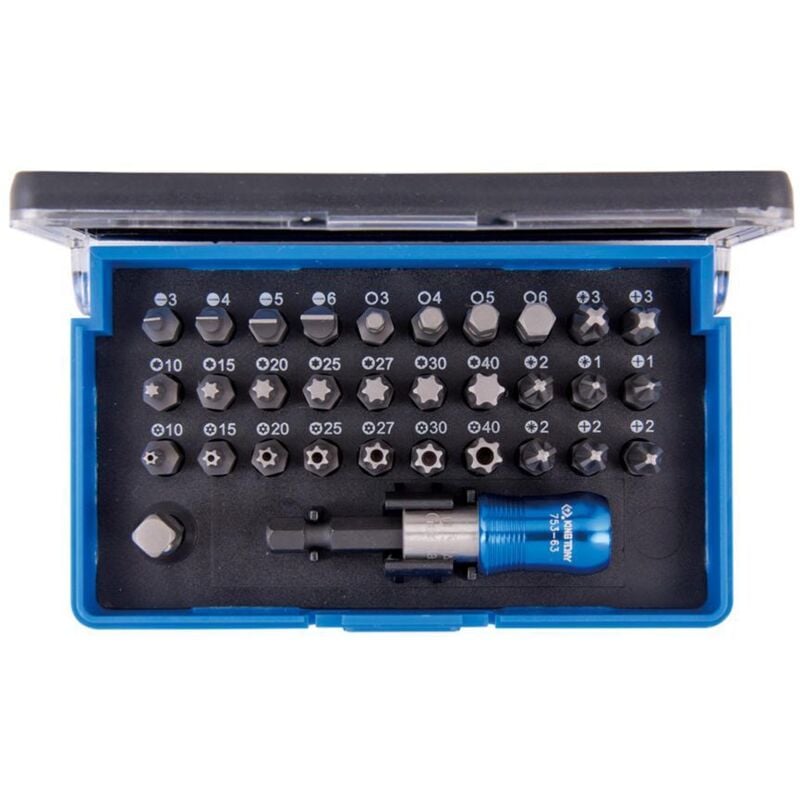 King Tony - Coffret d embouts impact de vissage a chocs pour visseuses