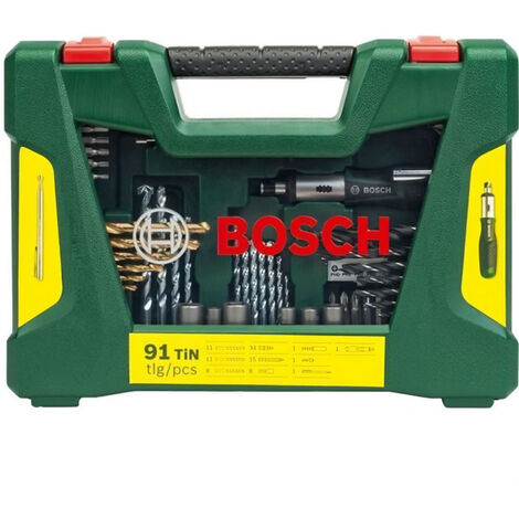 Coffret d'accessoires pour le perçage et le vissage V-Line (91 pcs) - BOSCH