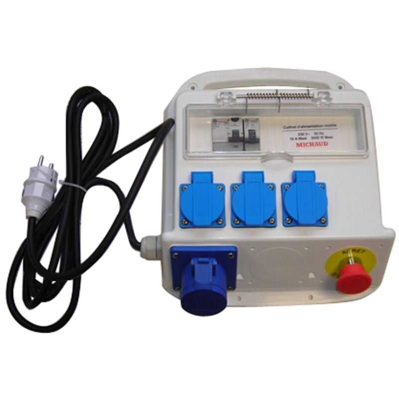 Coffret d'alimentation mobile à 4 prises MICHAUD P486