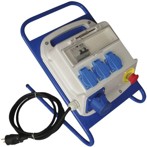 Coffret d'alimentation mobile 4 prises + pied MICHAUD P485