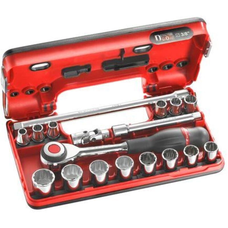 Facom - Jeu de douilles 3/8' Carré 18 pièces ( Prix pour 1 )