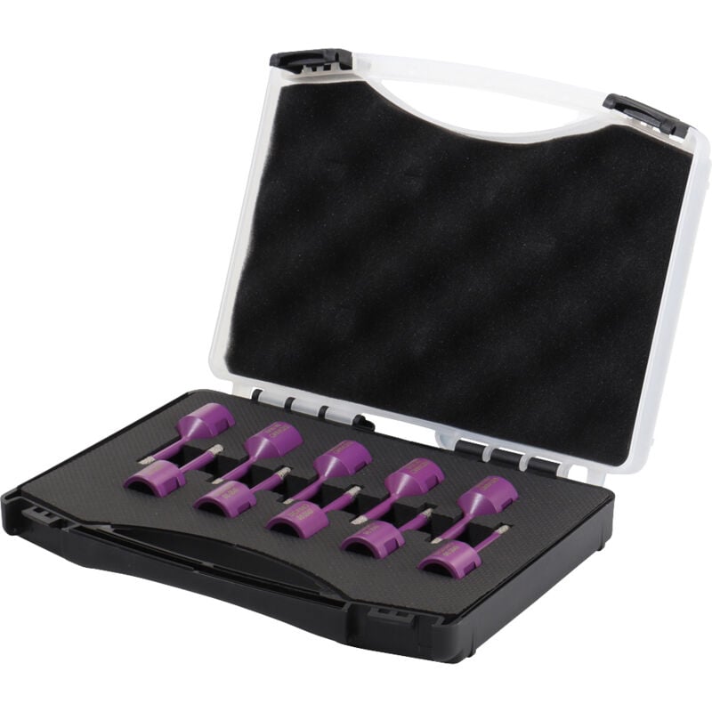 Coffret De 10 Trepans Diamant A Sec M14 D.6 - Sidamo - 11101448