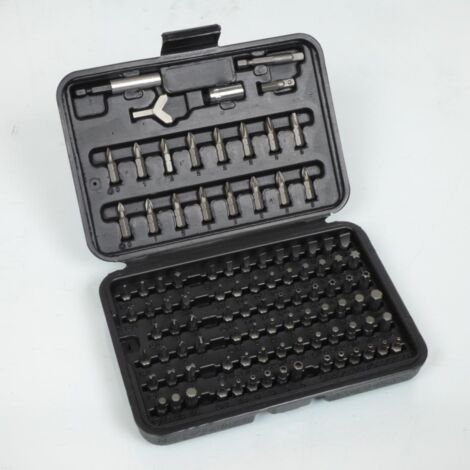 Coffret de 100 embouts de serrage vissage universel carré de 1/4