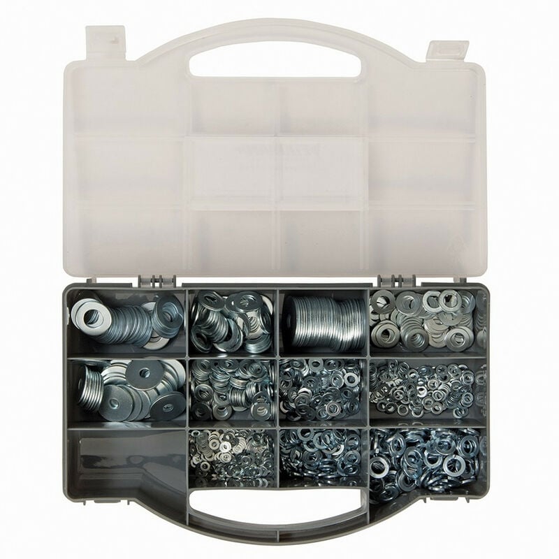 Fixman - Coffret de 1000 rondelles zinguees de 3 a 12