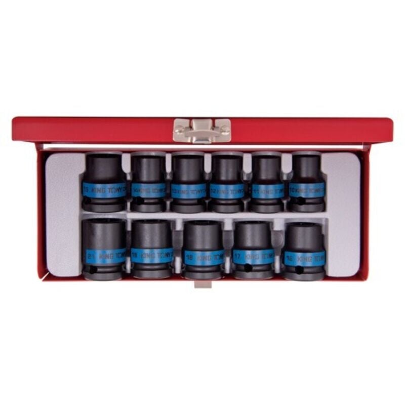 King Tony - Coffret de douilles à choc 1/2 11 pièces