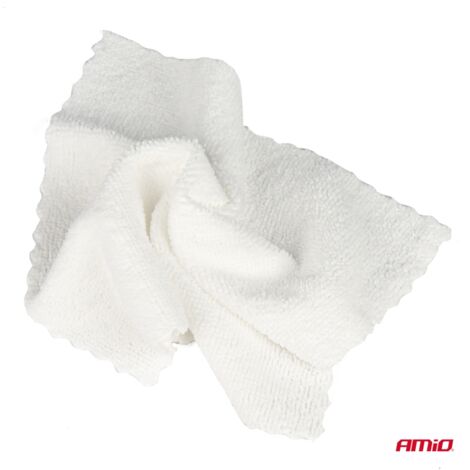 Coffret de 12 lingettes microfibres 22,5 x 22,5 cm 200 g AMIO-03972