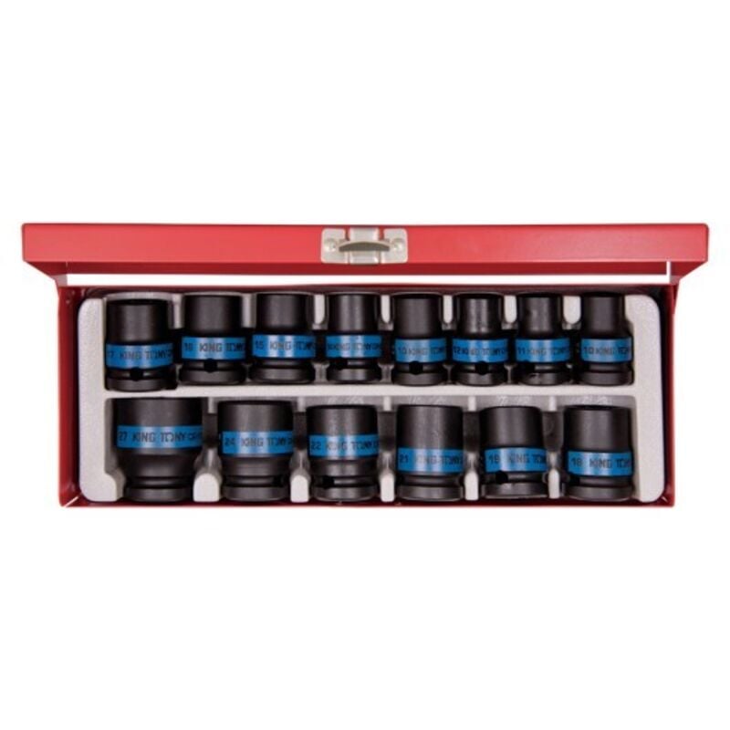 King Tony - Coffret de douilles à choc 1/2 14 pièces