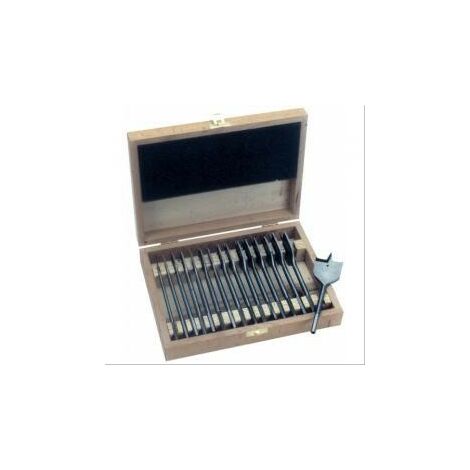 Coffret de 16 mèches plates Fisch L=150mm