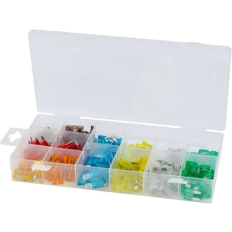 Autobest - Coffret de 175 fusibles à fiche mini et standard