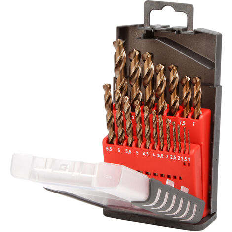 Coffret de 19 forets métal HSS Cobalt 5% Diager