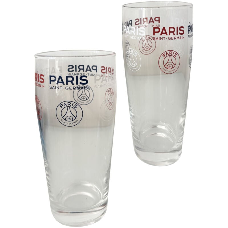 Sans Marque - Coffret de 2 verres à bière Paris Saint-Germain
