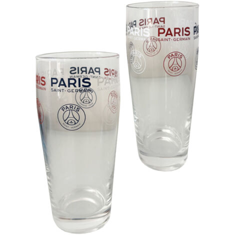 Coffret de 2 verres à bière Paris Saint-Germain
