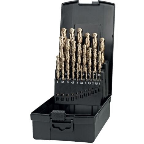 Coffret de 25 forets par demi pour Inox de 1 à 13mm Van ommen