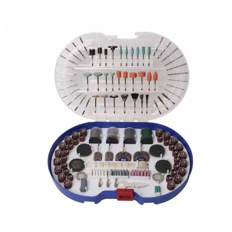 Coffret de 276 Accessoires d'Outils Rotatifs Universels pour Polissage Perçage Meulage Sculpture Coupe Faciles