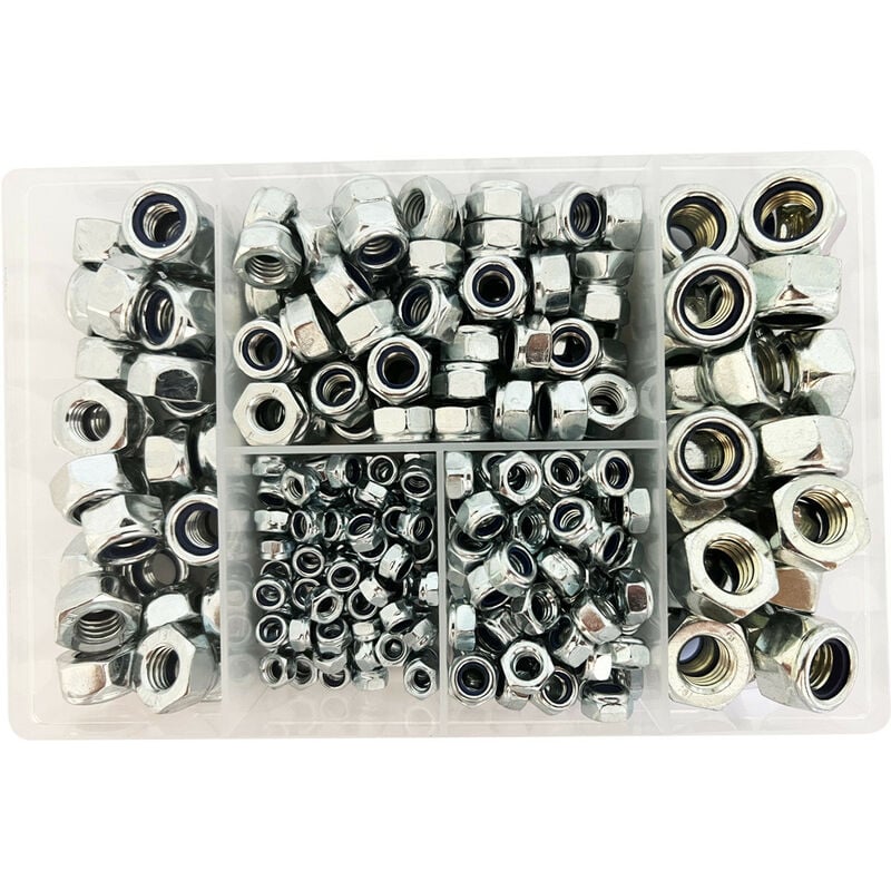 Coffret de 335 ecrous freins - 5 dimensions