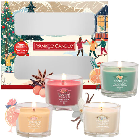 Coffret de 4 mini bougies parfumées