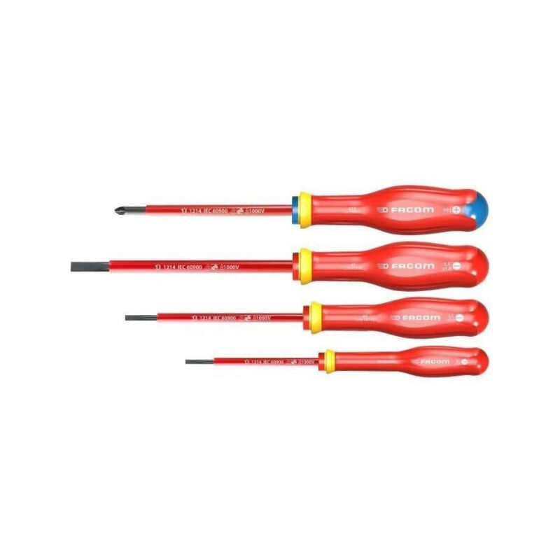 Facom - Jeu de 4 tournevis isolés AT4VEPB - 1000V
