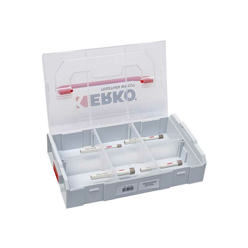 Erko - Coffret de 4 Trepans diamant Dry System