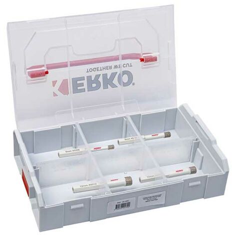 Coffret de 4 Trepans diamant Dry System Erko