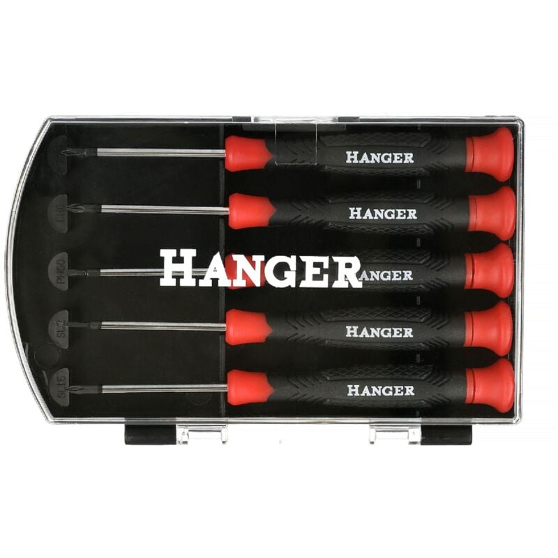 Hanger - Jeu de 5 tournevis de précision micro 133092
