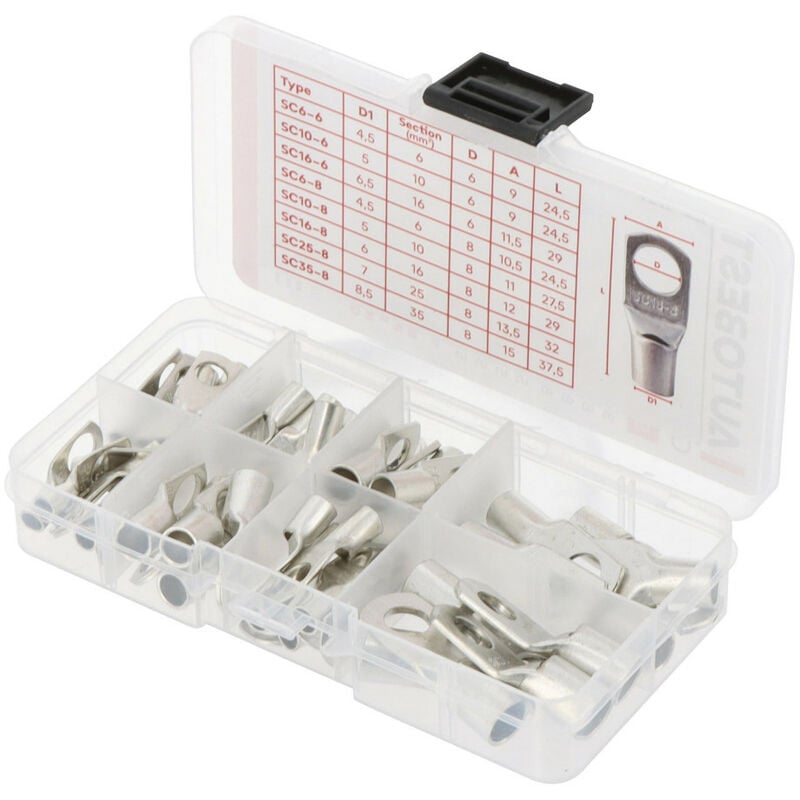 Coffret de 52 Cosses à oeillet