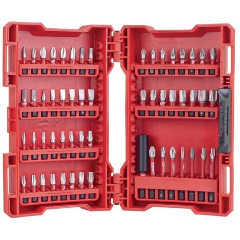 Coffret de 56 embouts SHOCKWAVE Milwaukee - 4932430907