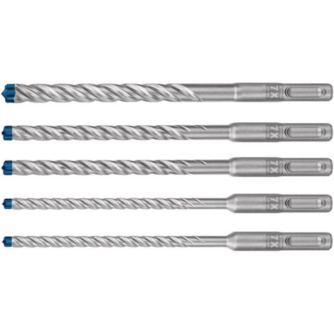 Coffret de 5x forets pour perforateur Expert SDS plus-7X (pour Béton armé, Ø 6-10 mm, Accessoire Marteau burineur)