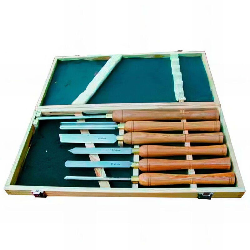 Holzprofi - Coffret de 6 gouges hss de tournage - dms-hs