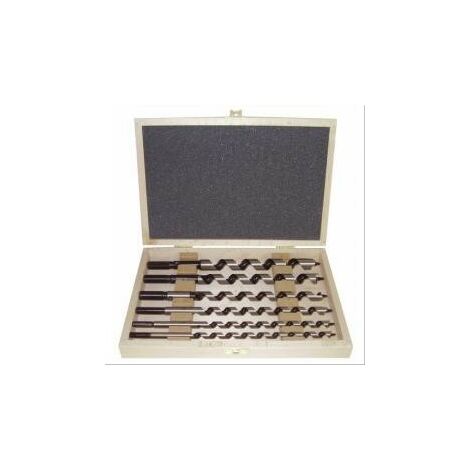 Coffret de 6 mèches à bois Fisch - longueur totale 235mm
