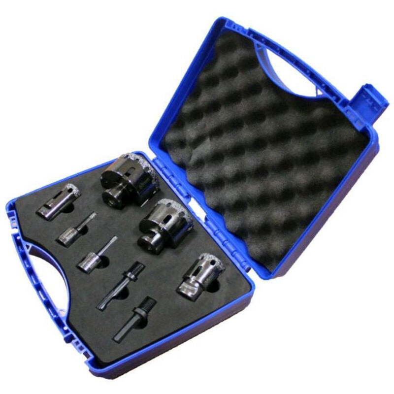 Leman - Coffret de 6 Trépans diamantés M14 gres cerame Ø6/8/28/35/50/68