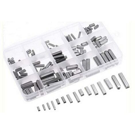 Coffret de 60 clavettes paralleles en 13 dimensions