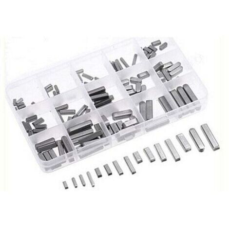 Coffret de 60 clavettes paralleles en 13 dimensions