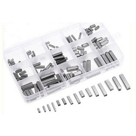 Coffret de 60 clavettes parallèles en 13 dimensions – Pour assemblage précis – Dimensions variées 3x3 à 12x8 mm – Autres pièces de rechange voiture – Beast