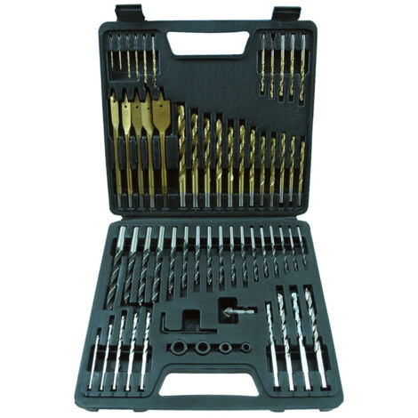 Coffret de 60 forets metal-bois-beton