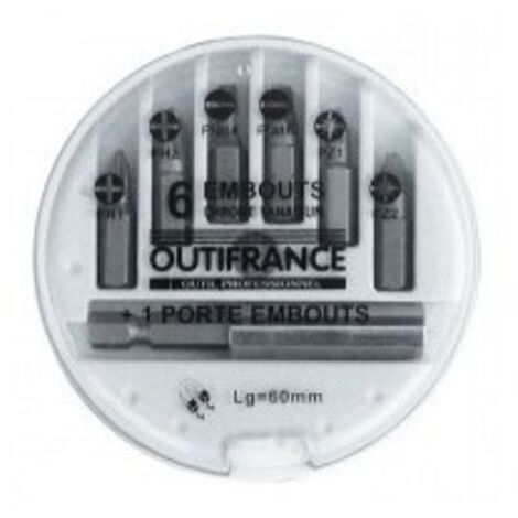 Coffret De 7 Embouts De Vissage - OUTIFRANCE