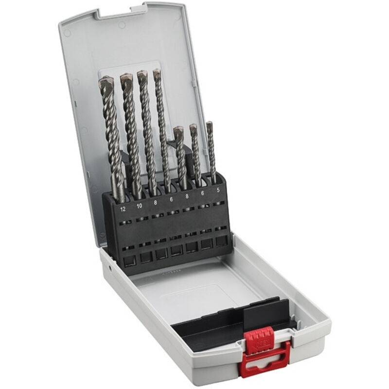 Forets Béton SDS-Plus Bosch 2607018277 – Coffret de 7 pièces, Perçage Professionnel - vue 5