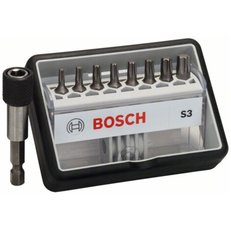 Coffret de 8+1 embouts de vissage TORX BOSCH 2607002562 Extra Hard