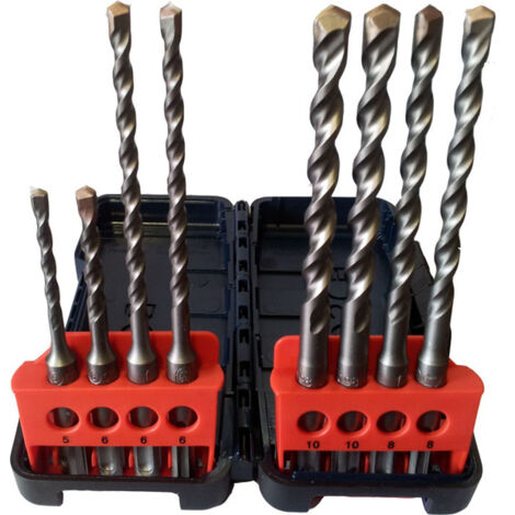 Coffret forets béton SDS+ Erbauer, 10 pièces