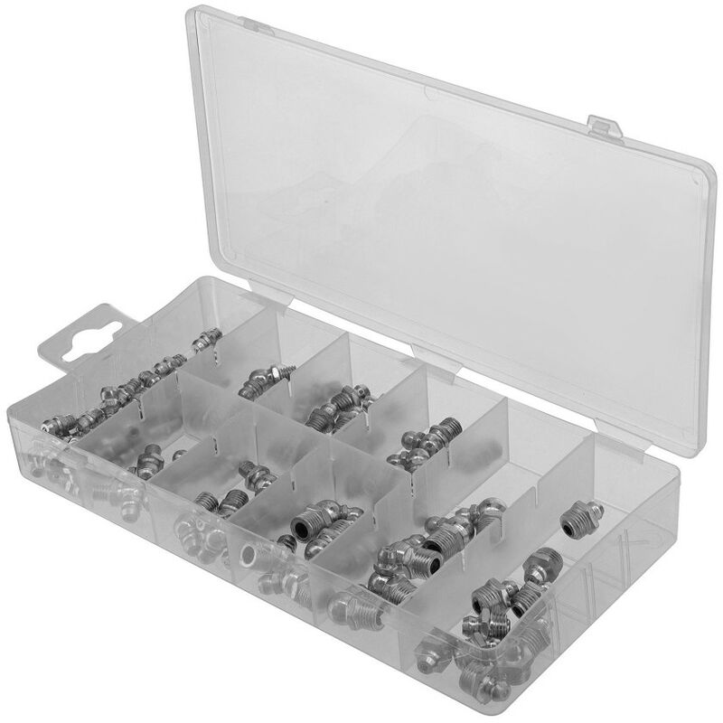 Autobest - Coffret de 85 graisseurs droits 45° et 90°