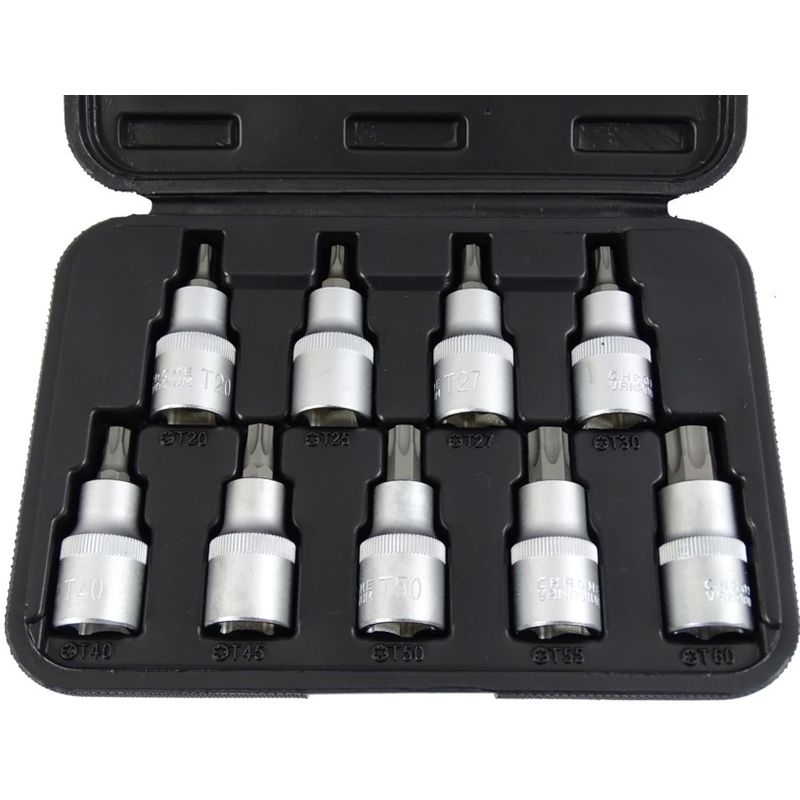 Coffret De 9 Douilles Pro Torx Male 20593torxmale