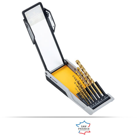 Coffret de 9 forets métal HSS usage intensif