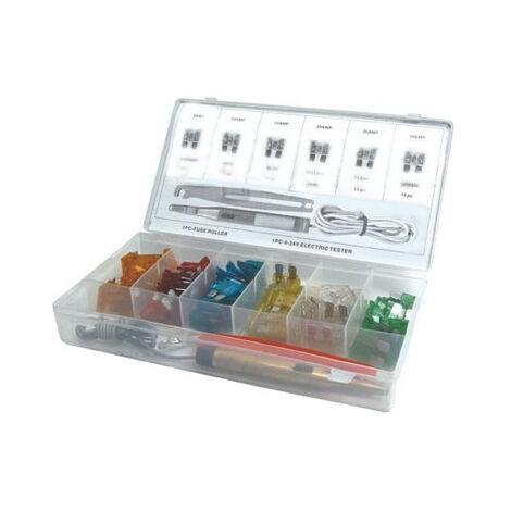 Coffret de 90 fusibles avec pince et testeur