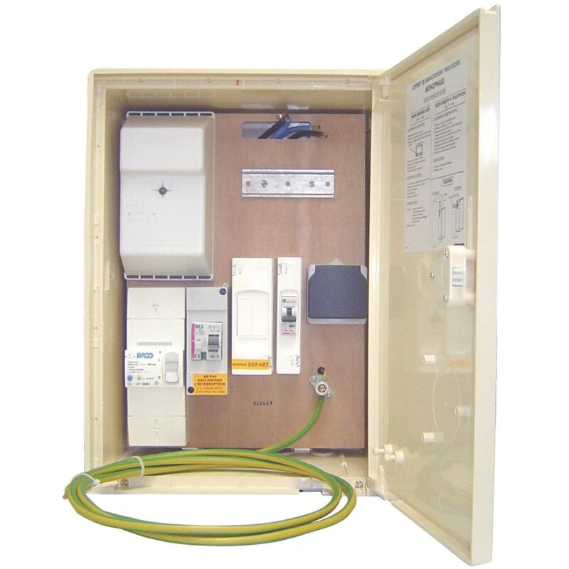 Michaud - Coffret de branchement prov. mono + prise + terre P492