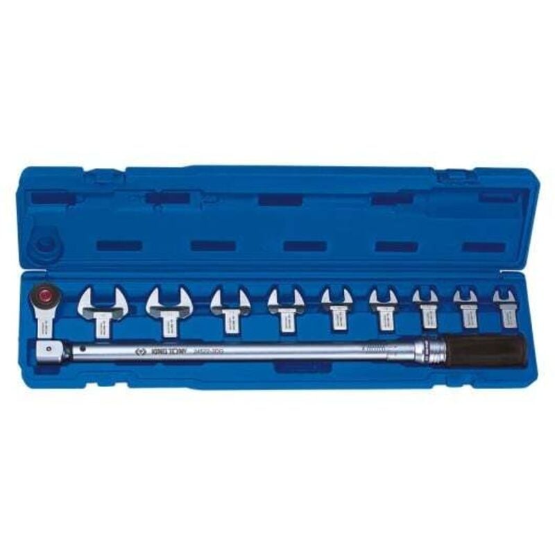 Coffret clé à déclenchement 345222DG 40-200Nm + 9 embouts 14X18 - King Tony