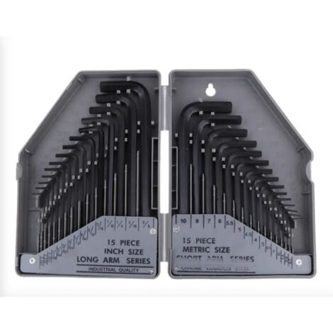 Coffret de clés allen BGS - 6 pans intérieurs - 30 pcs